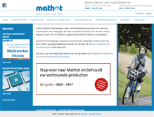 Tablet Screenshot of mathot.nl